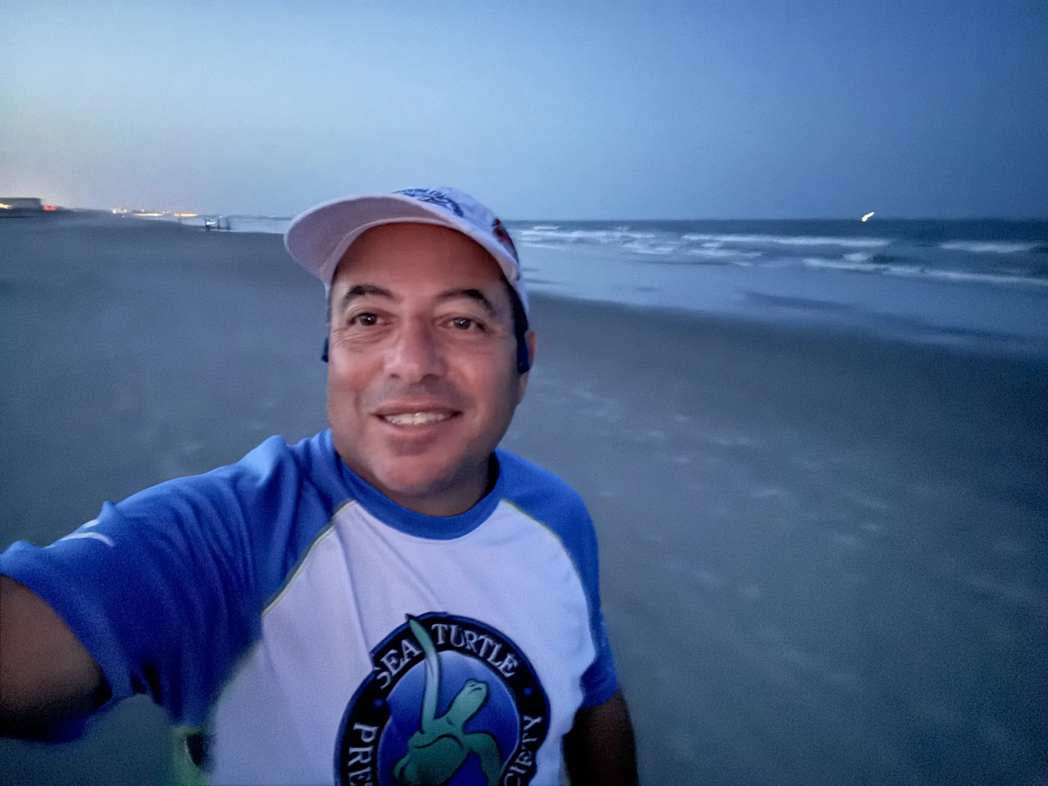 Out on Cocoa Beach, Sea Turtles should be out between 9 and midnight.  Maybe I'll see some.